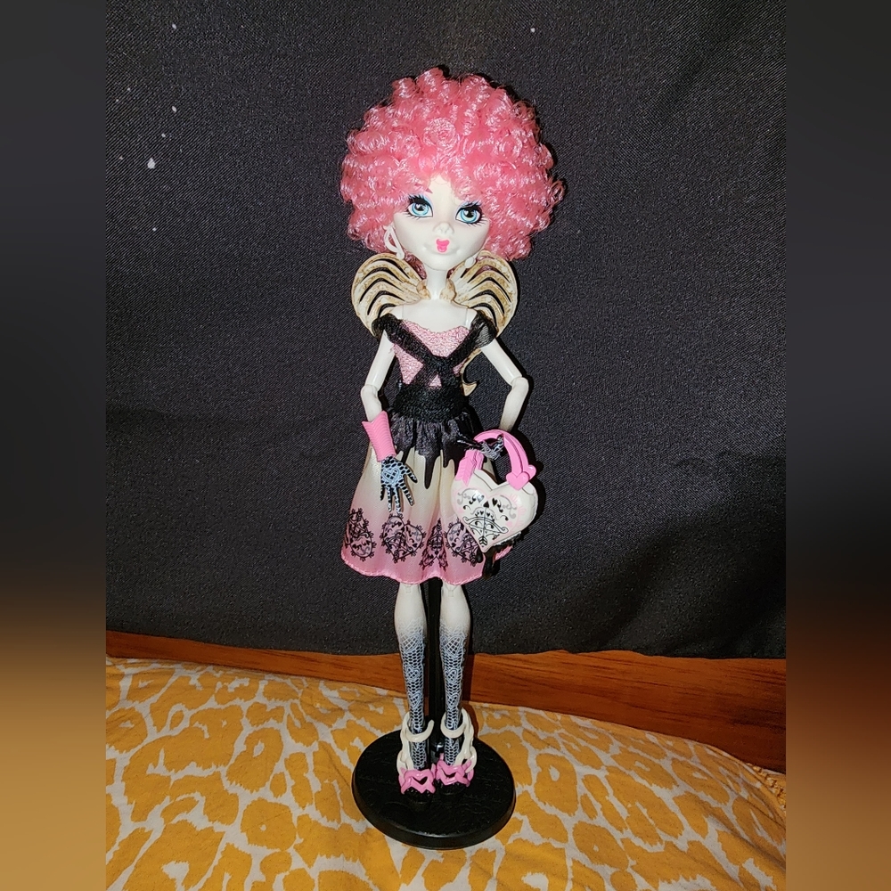 Monster High Custom Rerooted Cupid Doll